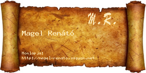 Magel Renátó névjegykártya